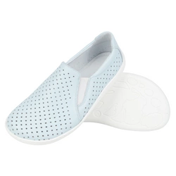 BAREFOOT Dámské minimalistické ažurové nazouváky 1308POL modré