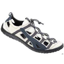 Pánská kožená prodyšná cyklistická obuv 262KZ bílá