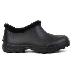 TREWOR zateplené pěnové boty wellingtons nízké černé
