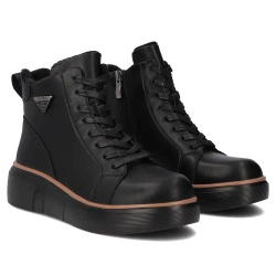 Filippo kožené boty na platformě DBT6452/25 BK Black