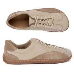 Wasak 0800W cappuccino dámské barefoot kožené polobotky