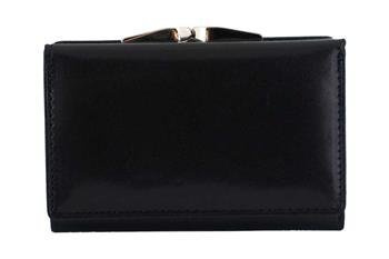 Dámská klasická kožená peněženka Black