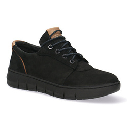 Pollonus dámské polobotky black nubuck+ ore 5-1716-001