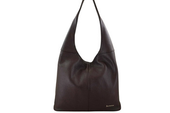 Módní taška se širokým uchem - Hnědá tmavá