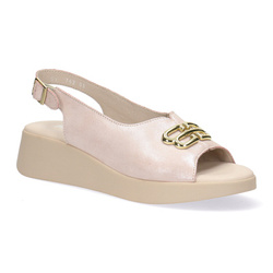 Pollonus dámské kožené sandály 5-1762-005 Satin Pink