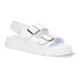 Pollonus dámské kožené sandály 5-1751-005 White Verona