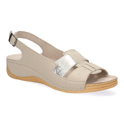 Pollonus Dámské sandály 5-1525-007 Vanilla Verona+Margerita
