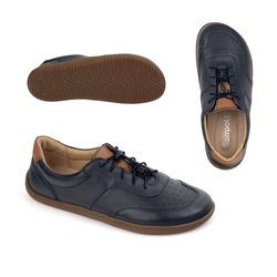 BAREFOOT minimalistická kožená obuv 500/54 navy blue