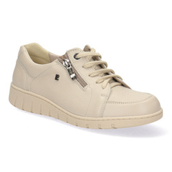 Pollonus vanilková kožená dámská polobotka 5-1693-002