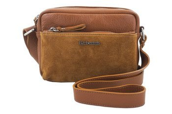 Poštovní schránka na širokém popruhu Casual - světle hnědá