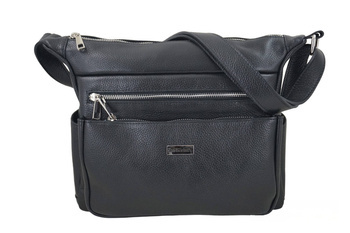 Praktická taška přes rameno pro každý den - černá