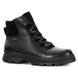 Dámské kožené boty 1692POL černá tvář