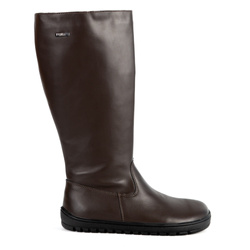 BAREFOOT dámské kožené boty Olivier Hazel brown face 