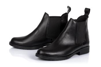 Rusttler dámské kožené jezdecké boty nízké KARO