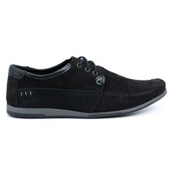 Pánské kožené mokasíny 875 black nubuck