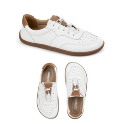 BAREFOOT minimalistická kožená obuv 500/B bílá