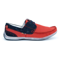 Pánské kožené mokasíny 902 red