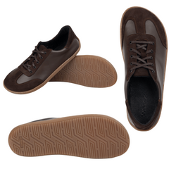 WASAK barefoot minimalistická kožená obuv 0744W hnědá