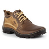JOKER 592 hnědé pánské zimní kožené boty