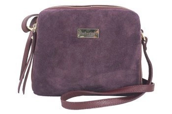 Torebka listonoszka skórzana - Bordowa