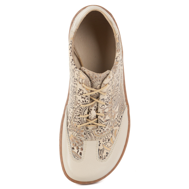 BAREFOOT dámská minimalistická kožená obuv 1287 beige