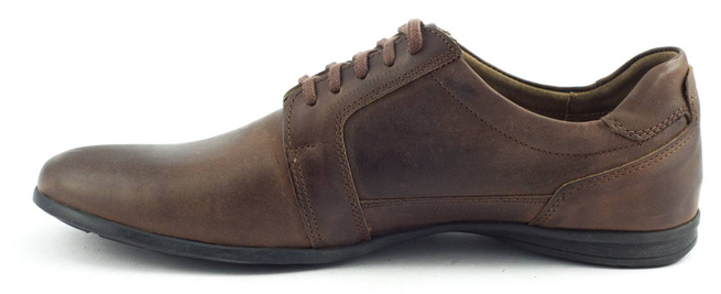 Pánská kožená obuv J33G hnědá