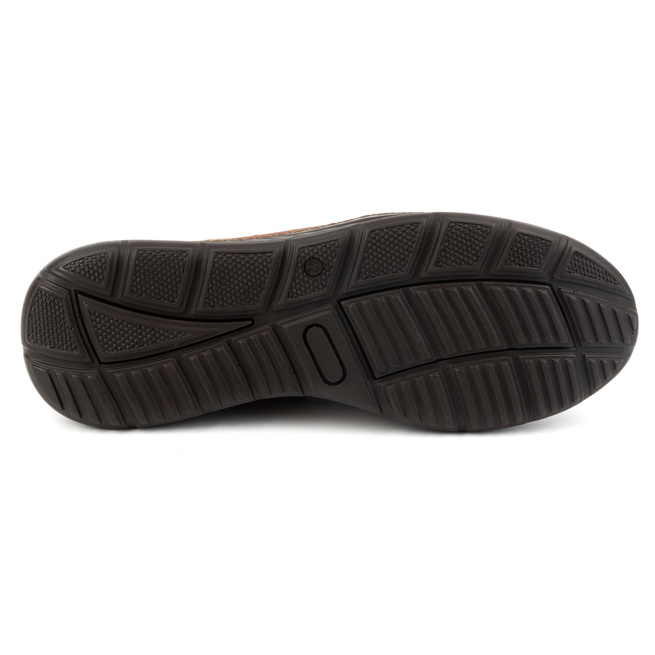 Pánská kožená obuv pro volný čas 928ma hnědá