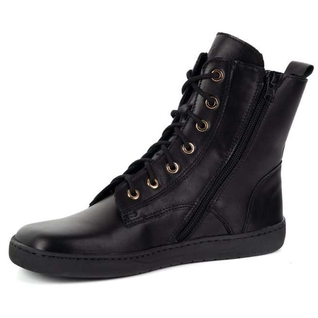 Buty damskie barefoot zimowe skórzane Olivier Liv 1303 ocieplane
