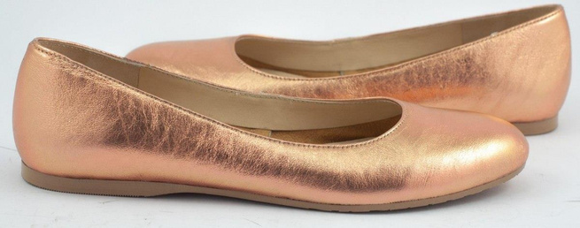 Dámské baleríny 608 měděné