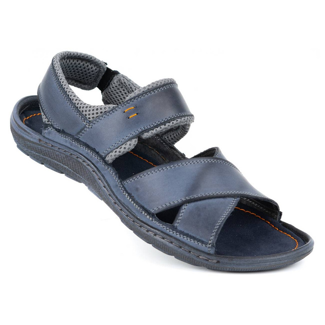 Pánské kožené sandály 336GT - ideální na dovolenou, lehké a pohodlné