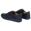 Buty męskie skórzane Casual 933/2 granatowe
