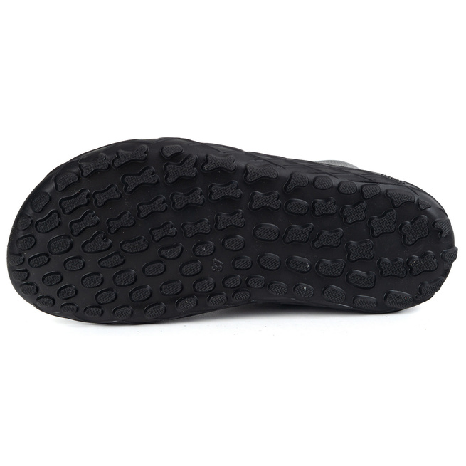 Dámské zimní boty barefoot kožené zateplené vlněné široké přední černé 1292