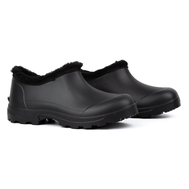TREWOR zateplené pěnové boty wellingtons nízké černé