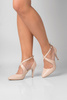 XENA nude pudrově růžové taneční jehly s pásky