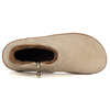 Dámské barefoot zimní kožené boty zateplené kožešinou Olivier 202MP beige
