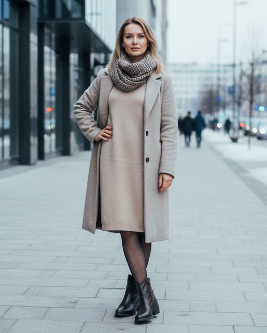 Olivier Dakota – eleganckie botki damskie skórzane ciemno brązowe kowbojki