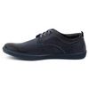 Pánská kožená obuv na běžné nošení 302GT navy blue