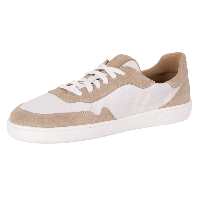 Buty barefoot minimalistyczne skórzane WASAK 0794W BIAŁY GROSZEK