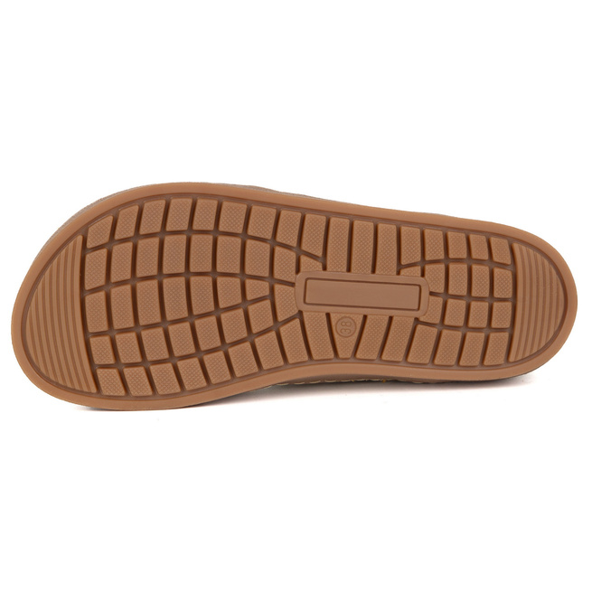 Buty damskie zimowe barefoot skórzane Z-B05 ecru