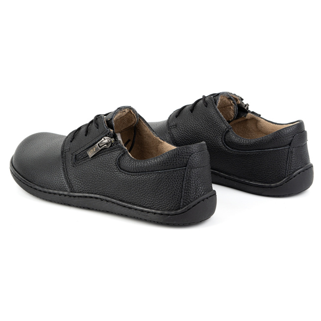 Dámská kožená minimalistická obuv barefoot 1244 černá