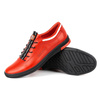 Buty męskie skórzane casual K23 czerwone z czarnym