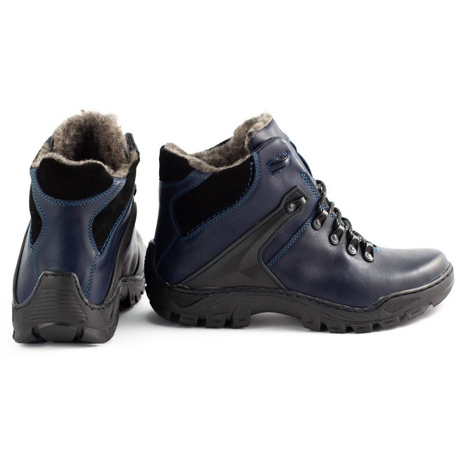 Pánské zimní boty Sněhové boty 119 trekking navy blue