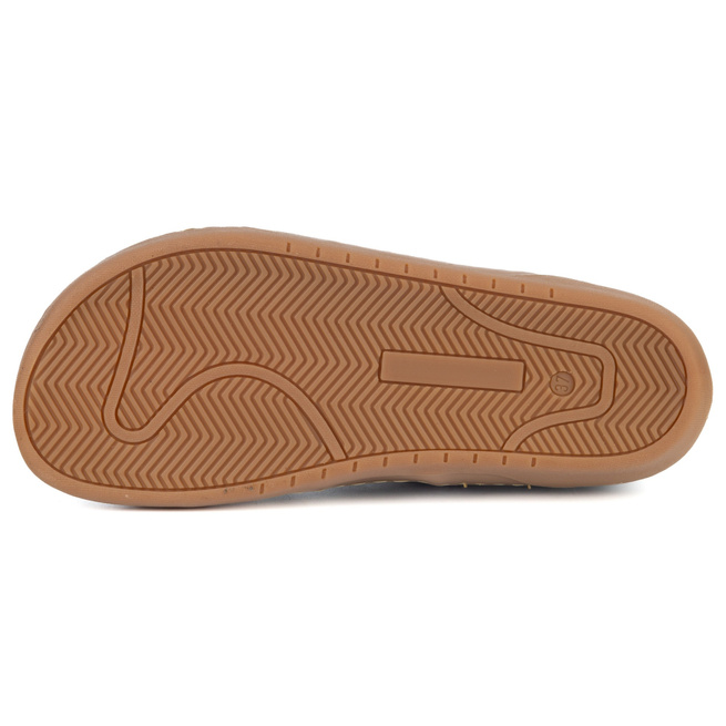 Dámské zimní boty barefoot kožené Z-B07 tmavě modré na zip