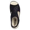Dámské flexibilní sandály comfooty emma black glossy  