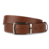 Pánský kožený pásek ke kalhotám model 6.35 hnědý