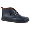 Pánské kožené boty Chukka KAMPOL 110/63 navy blue