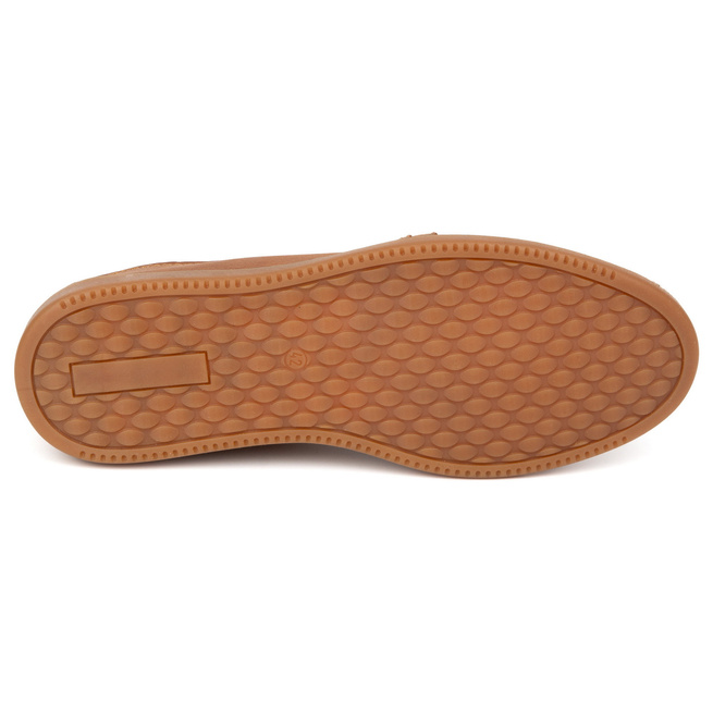 Buty męskie skórzane casual 2131 POLBUT camel