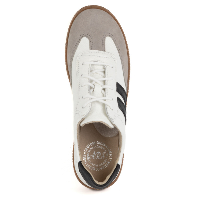 Dámské kožené polobotky STYLE 1259 white