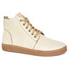 Buty damskie zimowe barefoot skórzane Z-B04 ecru