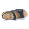 Dámské kožené sandály na suchý zip Pollonus navy blue puma 5-0994-005